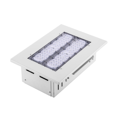 Pure Aluminum Shell Dustproof Explosion-proof Heat Dissipation Fast Canopy Light 100w Gas Station Light